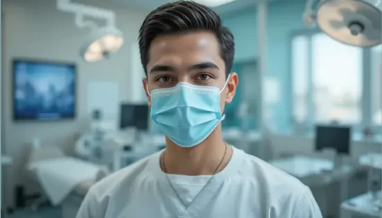 a dentist standing in a clinic 2
