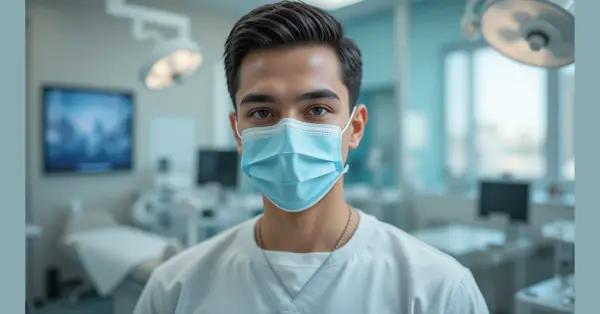 a dentist standing in a clinic 2