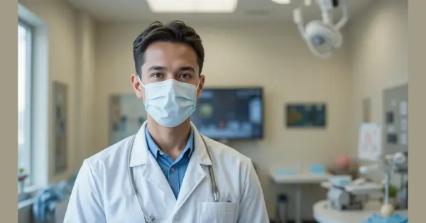 a doctor standing in clinic in bright environment 5